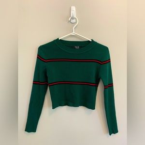 Paper heart brand cropped/fitted to body long sleeve shirt. Soft and cozy.